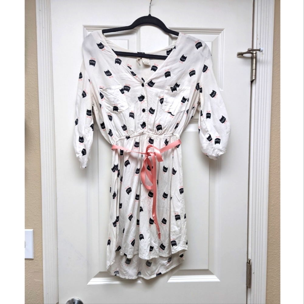 Kitty Bowtie Dress Mimi Chica